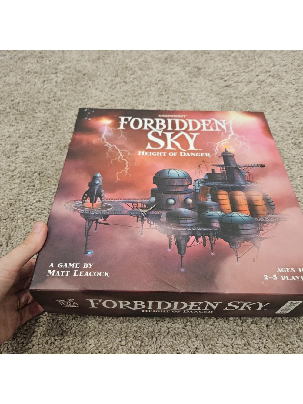 Forbidden Sky Height of Danger Gamewright Board Game 2018 Matt Leacock OOP